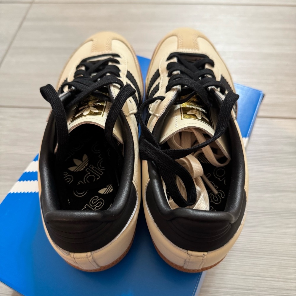 Adidas Samba OG Sneakers - cream white / core black / sand strata size 7 - Picture 4 of 6